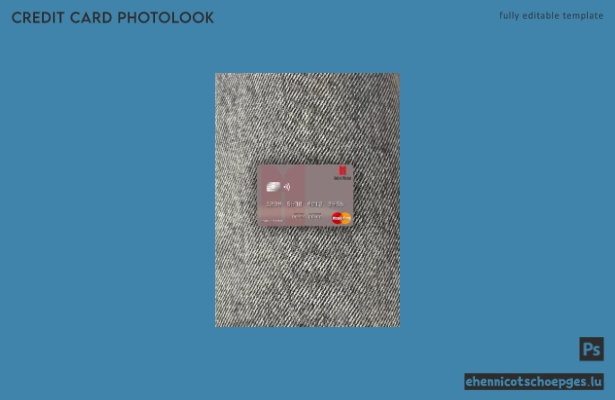 Russische Bank von Moskau Mastercard Photolook Beispielvorschau